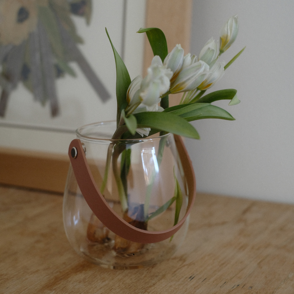 コスタボダ フラワーベース 花瓶 耳付き ガラス製 木箱入 未使用 楽天 コスタボダ フラワーベース 花瓶 耳付き ガラス製 木箱入 未使用 楽天