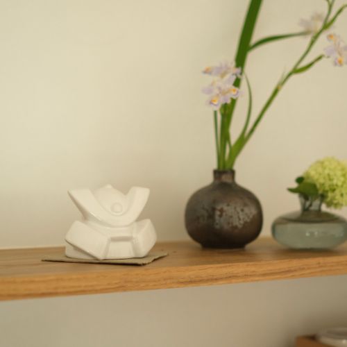 兜 白磁 ポーセラーツ