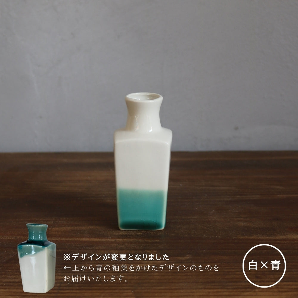 陶器製花瓶　花器　小原流　豆青釉花生　青磁器　　アンティーク　フラワーベース 陶器製花瓶 23cm 小原流 豆青釉花生 青磁器 花瓶 アンティーク 日本製｜