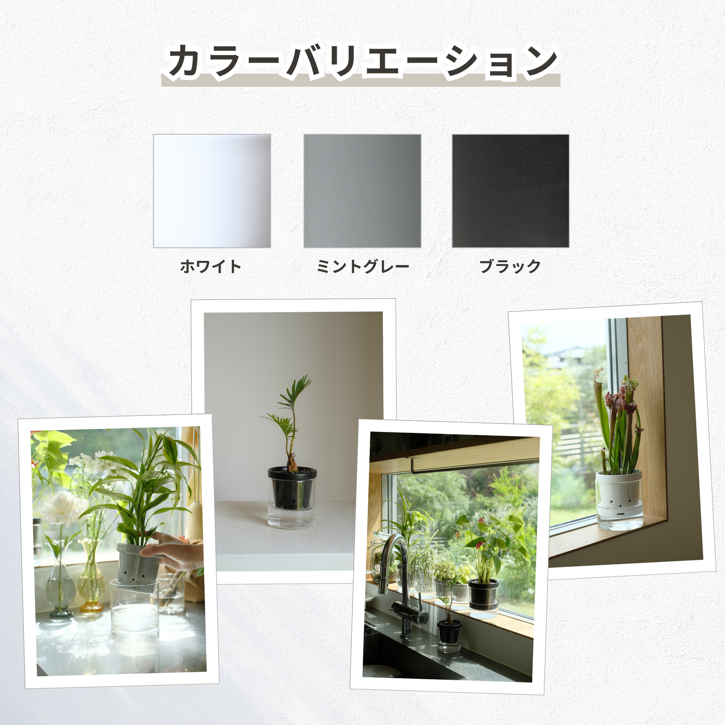 水耕栽培用鉢　根っこさん　Mサイズ