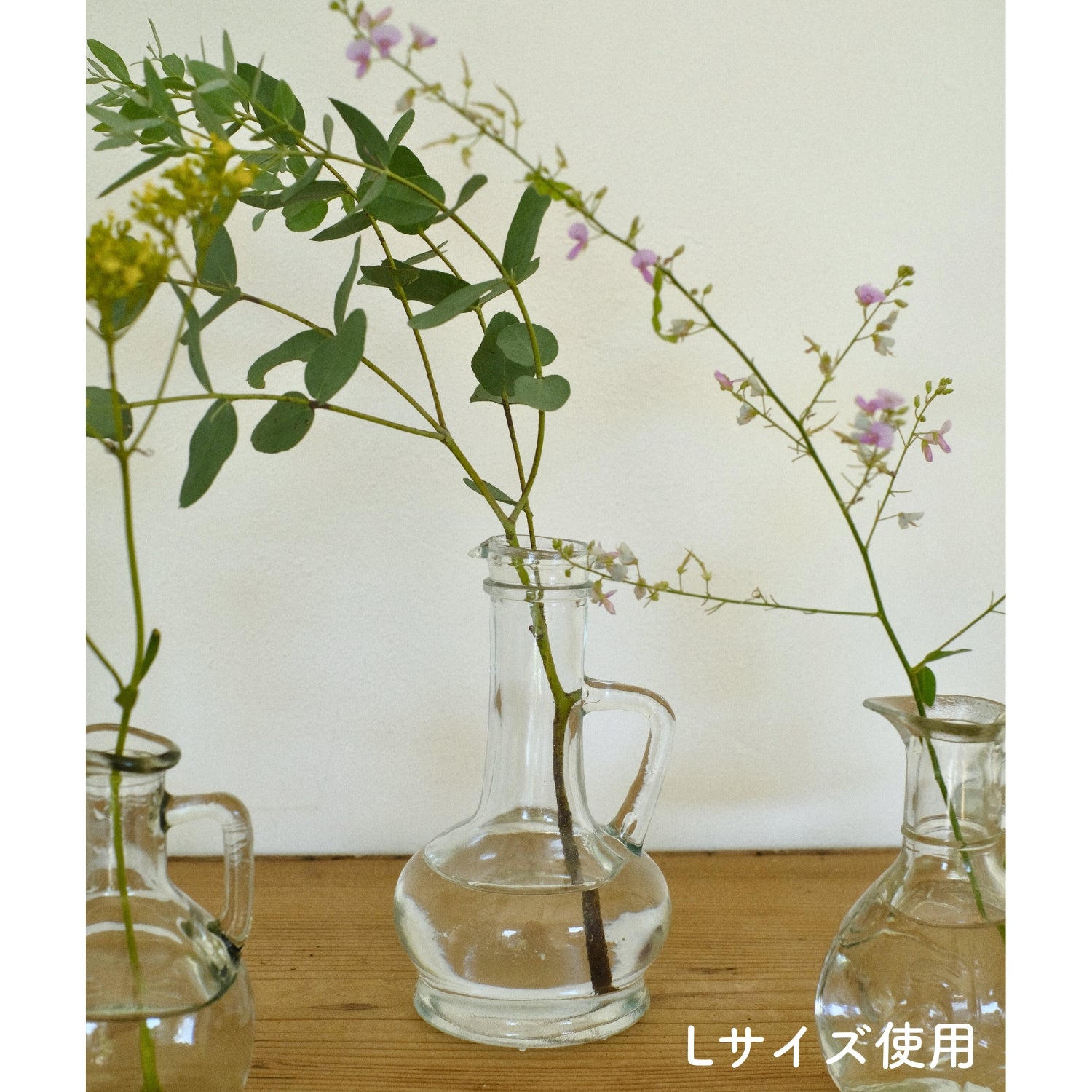 ガラスの花瓶｜一輪挿し｜セット｜とうめい｜おしゃれ｜とっておきさん