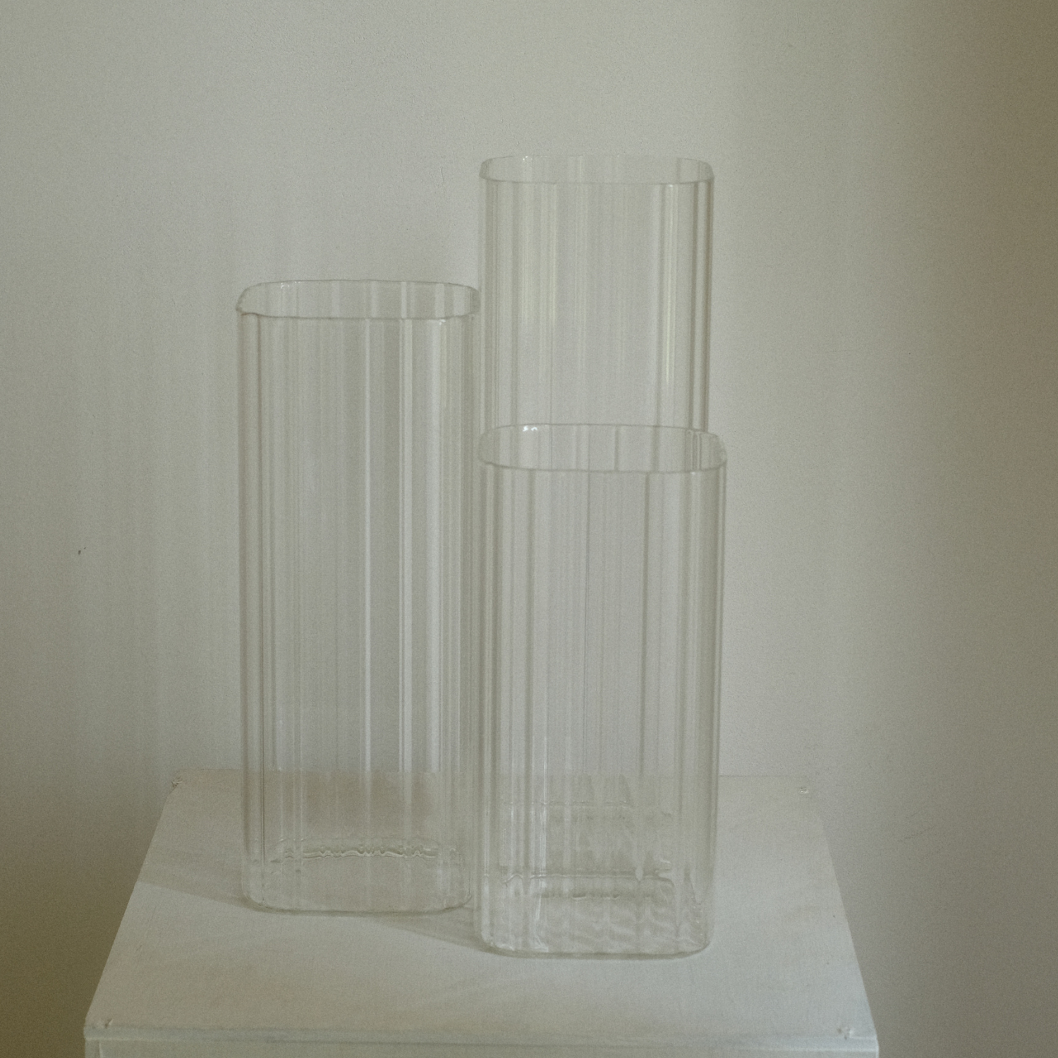 ガラス花瓶|床置き|花束|枝物|ながしかくさん Lサイズ@鉢の ガラス花瓶|床置き|花束|枝物|ながしかくさん Lサイズ@鉢の